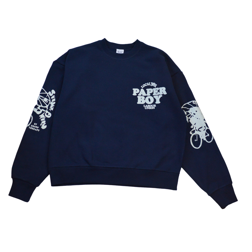 PAPERBOY CREWNECK (NVY)